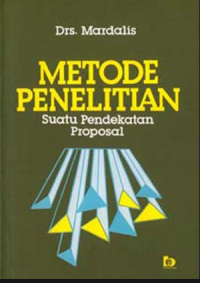 Image of Metode Penelitian : Suatu pendekatan proposal