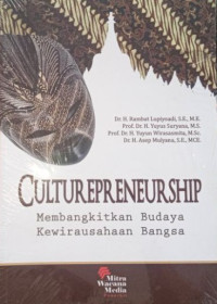 Image of Culturepreneurship Membangkitkan Budaya Kewirausahaan Bangsa
