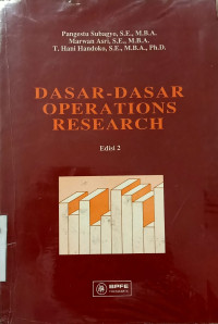 Image of Dasar-dasar operations research. edisi 2