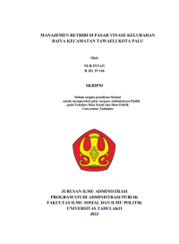 Image of 1 MANAJEMEN RETRIBUSI PASAR VINASE KELURAHAN
BAIYA KECAMATAN TAWAELI KOTA PALU