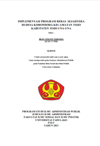 Image of IMPLEMENTASI PROGRAM BERAS SEJAHTERA
DI DESA KORONDODA KECAMATAN TOJO
KABUPATEN TOJO UNA-UNA