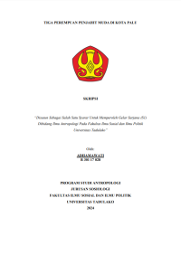 Image of TIGA PEREMPUAN PENJAHIT MUDA DI KOTA PALU