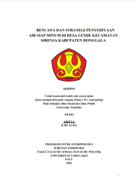 Image of BENCANA DAN STRATEGI PENYEDIYAAN
AIR SIAP MINUM DI DESA LENDE KECAMATAN
SIRENJA KABUPATEN DONGGALA
