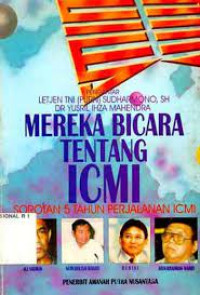 Image of Mereka bicara tentang ICMI : sorotan 5 tahun perjalanan ICMI