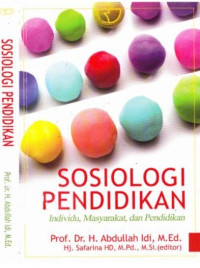 Image of Sosiologi Pendidikan : Individu, Masyarakat, dan Pendidikan