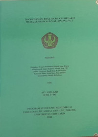 Image of Transformasi Praktik Ruang Redaksi Media Alkhairaat (MAL) Online Palu