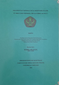 Image of Implementasi Corporate Social Responsibility (CSR) PT. Midi Utama Indonesia TBK (Alfamidi Cab. Palu)